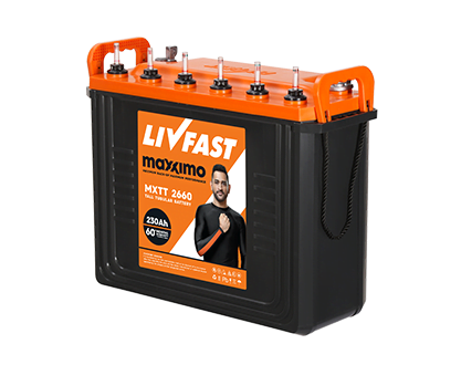 Inverter Battery Livfast Maxximo MXTT 2660