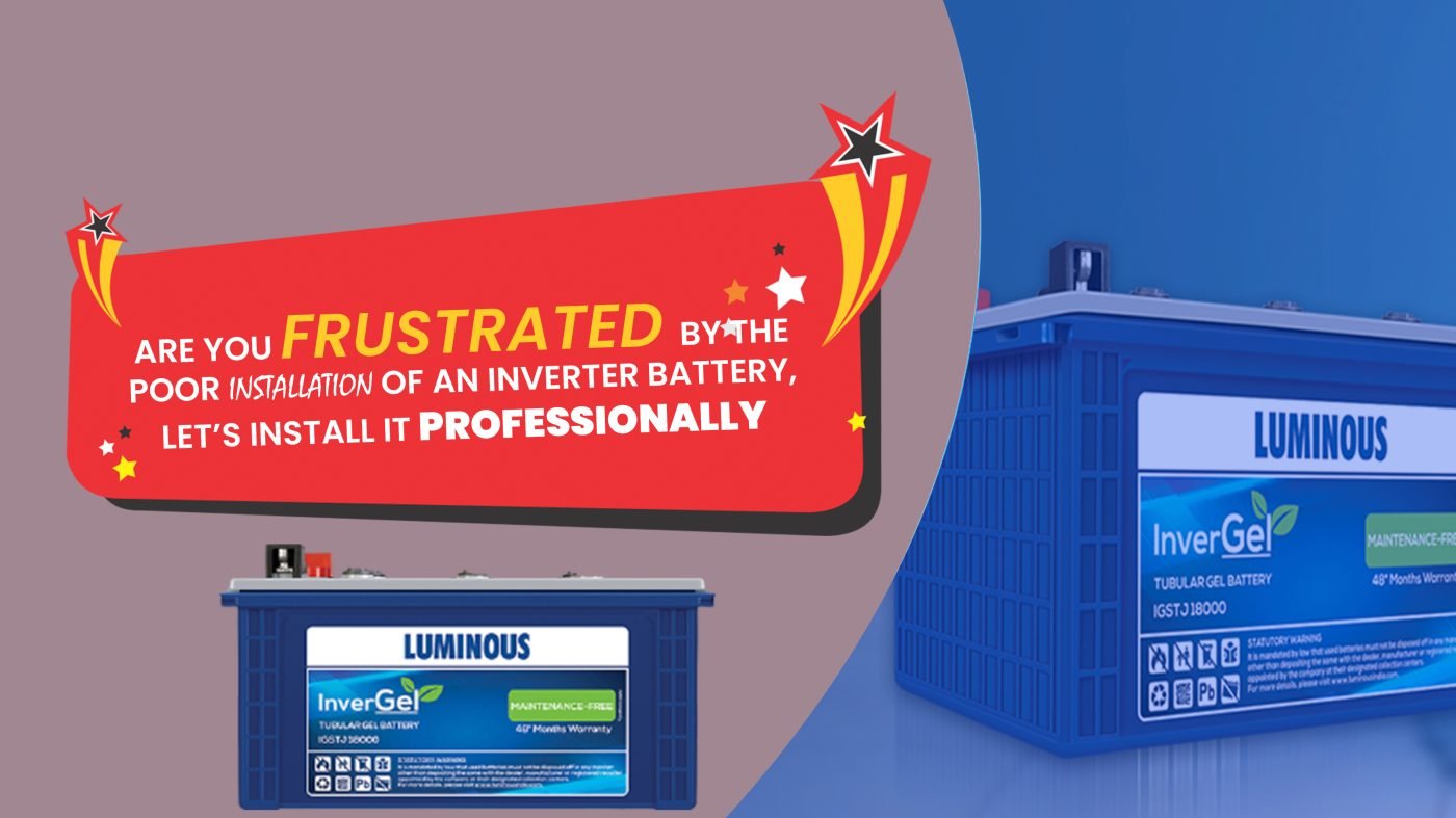 inverter battery installation in lakshmi road slogan