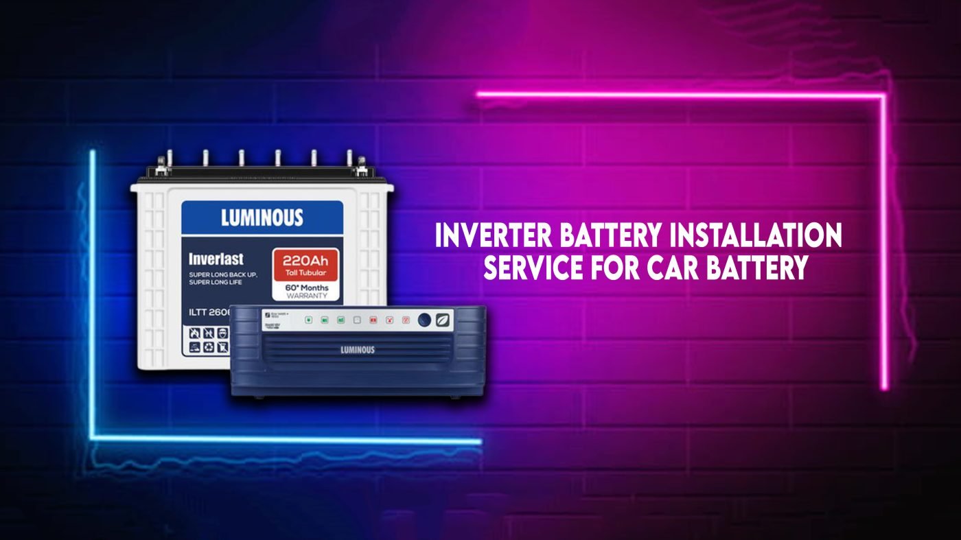 inverter battery installation in SB road slogan