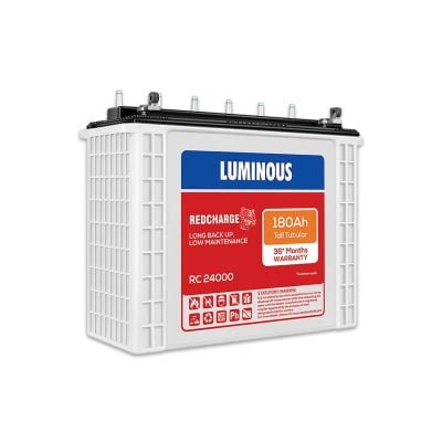 Luminous Red Charge RC 24000 Pro 180 Ah Inverter Battery
