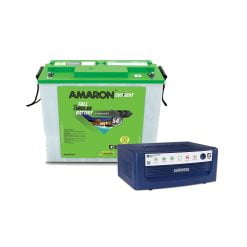 Amaron AAM-HU-HUPS675VA Inverter & Amaron AAM-CR-AR150TT54 Battery(Combo)