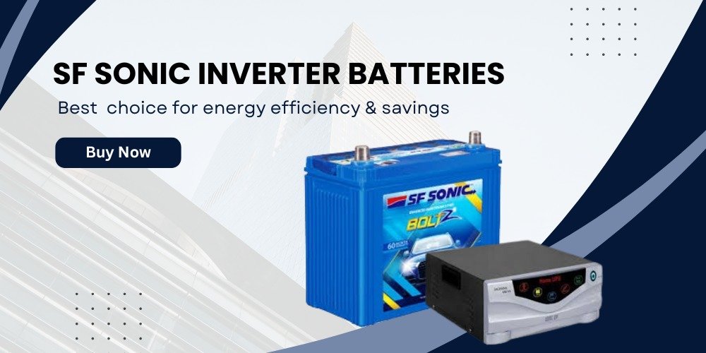 SF Sonic Inverter Battery is best inverter battery brand in pune.