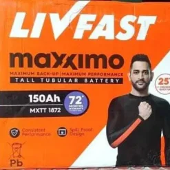 Livfast Maxximo MXTT 1872 150Ah inverter battery