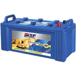 SF Sonic FSIO-FP42S1200 Tall Tubular Inverter Battery - Durable Blue Body with Rugged Handles