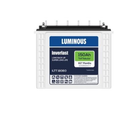 Luminous ILTT 18060 Pro 150Ah Tall Tubular Plate Inverter Battery