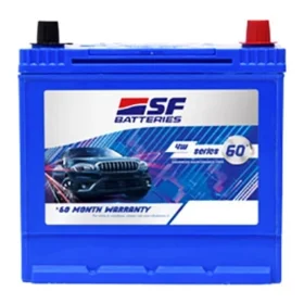 Buy SF Sonic 60S-DIN44R/LH Car Battery – 44Ah Maintenance-Free Battery for Diesel & Petrol Cars