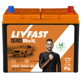 Livfast LFDM70D26 HH L 65Ah Car Battery