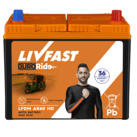 Livfast LFDMAR60 HD L 60Ah Car Battery