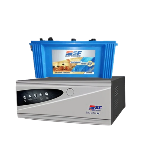 HFOO-SNPROAL700 + FSP1-ST60S150 Combo – Reliable Backup Power for Homes & Small Offices HFOO-SNPROAL700 inverter with FSP1-ST60S150 tall tubular battery combo for home and office backup