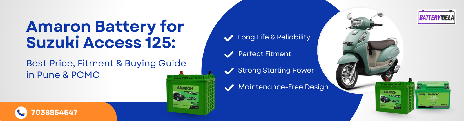 Amaron Suzuki Bike Battery