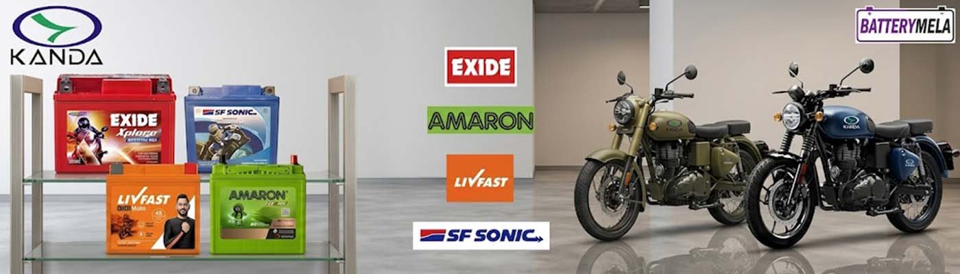 Kanda Bike Batteries in Pune and pcmc