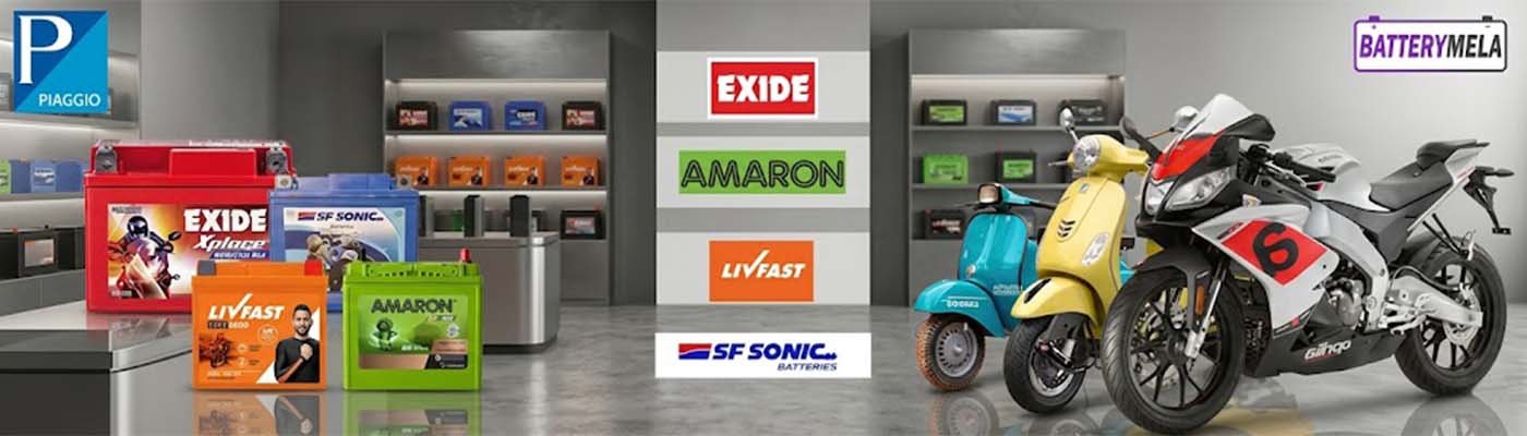 piaggio bike Batteries in Pune and pcmc