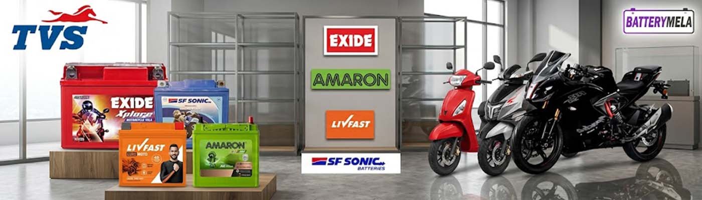 TVS bike Batteries in Pune and pcmc