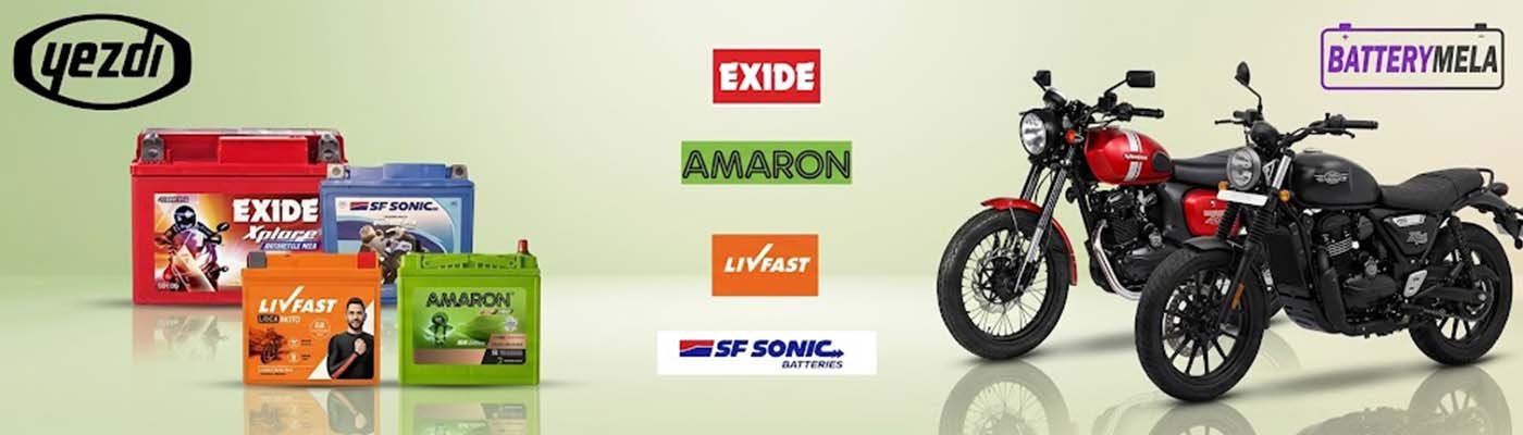 yezdi Bike Batteries in Pune and pcmc