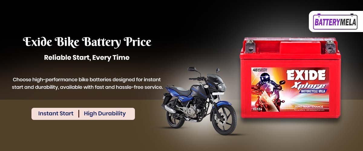 exide bike battery