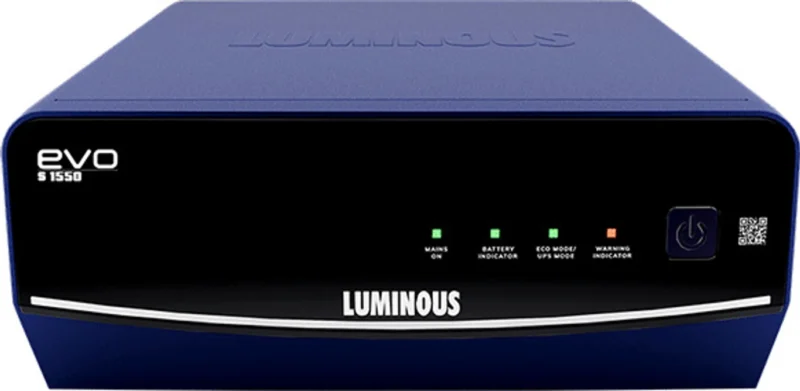 LUMINOUS Evo S 1550 Evo S 1550 with (1400 VA) 36 Months Warranty Pure Sine Wave Inverter