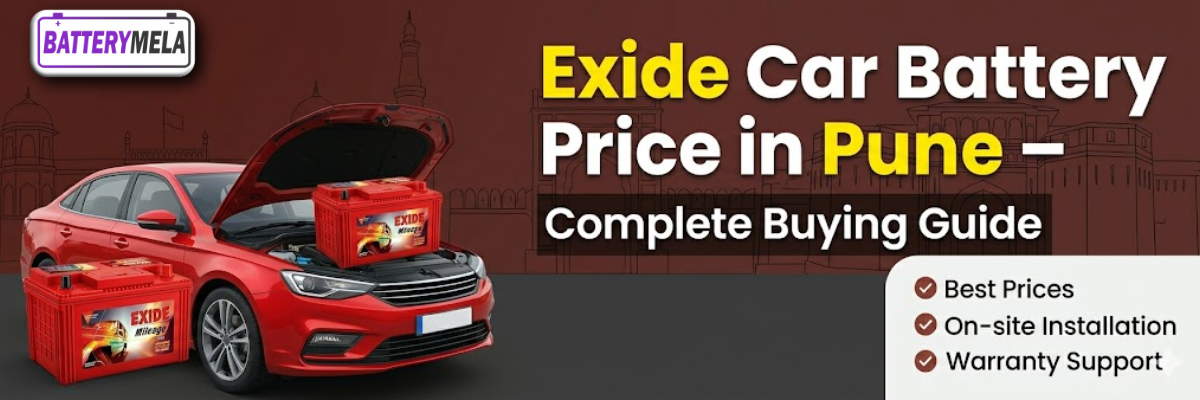 Exide Car Battery Price in Pune