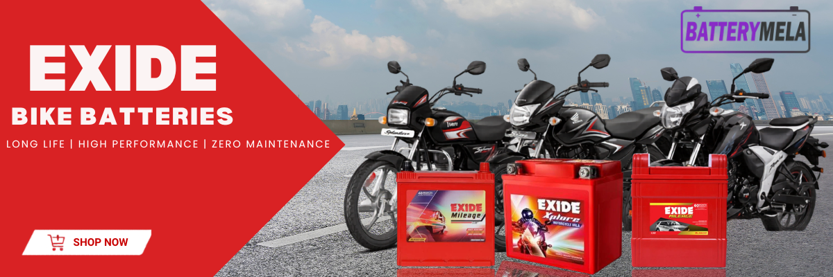 exide bike battery