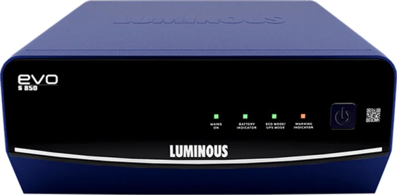 Luminous EVO S 850/12V Pure Sine Wave Inverter for Home & Office (700 VA)