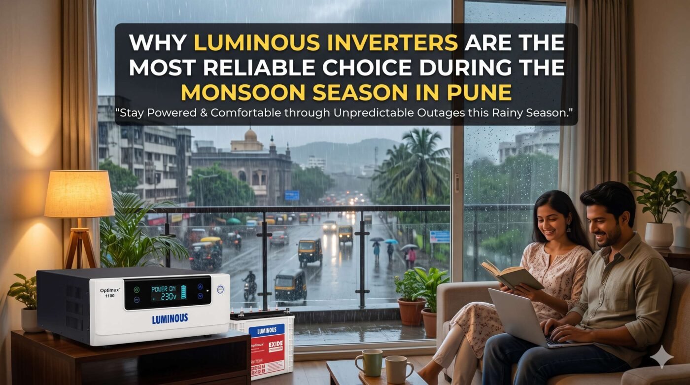 Why Luminous Inverters Are a Reliable Choice During the Monsoon Season in Pune