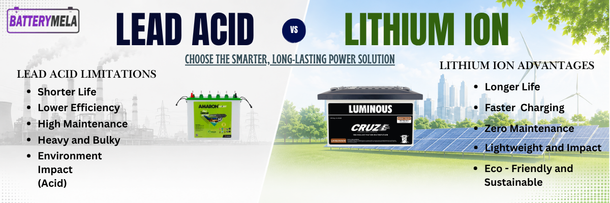 Lead Acid vs Lithium Ion Limitations and Advantages