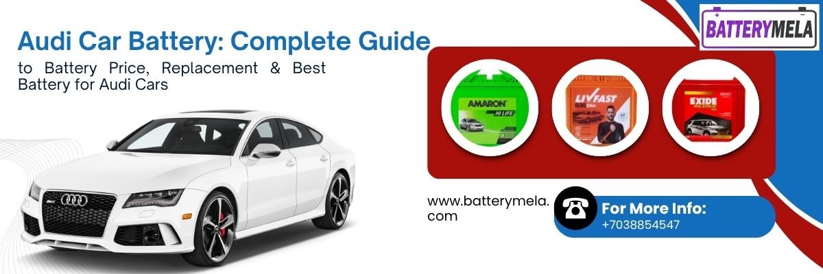 Audi car battery replacement in Pune with genuine Exide, Amaron and SF Sonic batteries