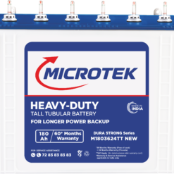 Microtek M18003624TT 180Ah Tall Tubular Battery in Pune